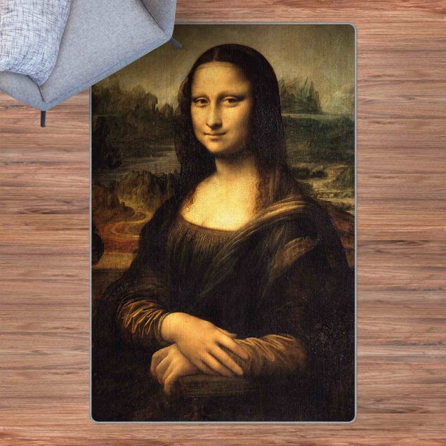 Moderne Teppiche Leonardo da Vinci - Mona Lisa