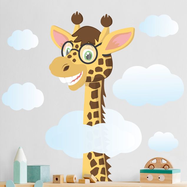 Wandtattoo Giraffe Lustige Giraffe