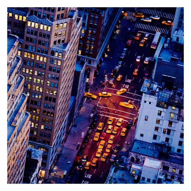 Fototapete Manhattans Taxilichter