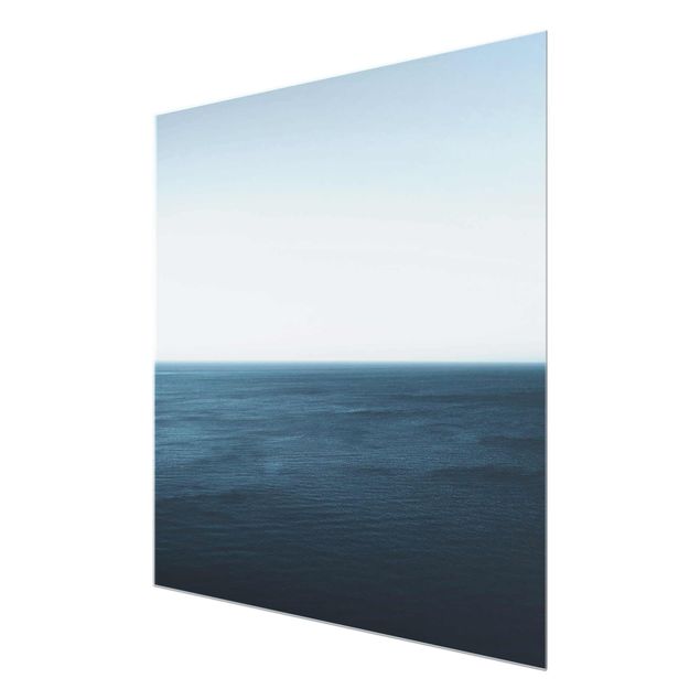 Glasbilder Natur Minimalistischer Ozean