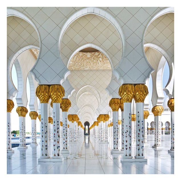 Fototapete Moschee in Abu Dhabi