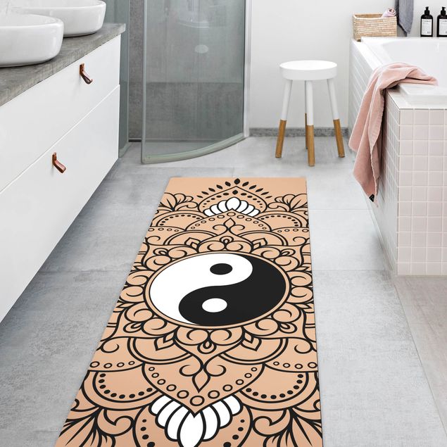 Teppich Orientalisch Mandala Yin und Yang