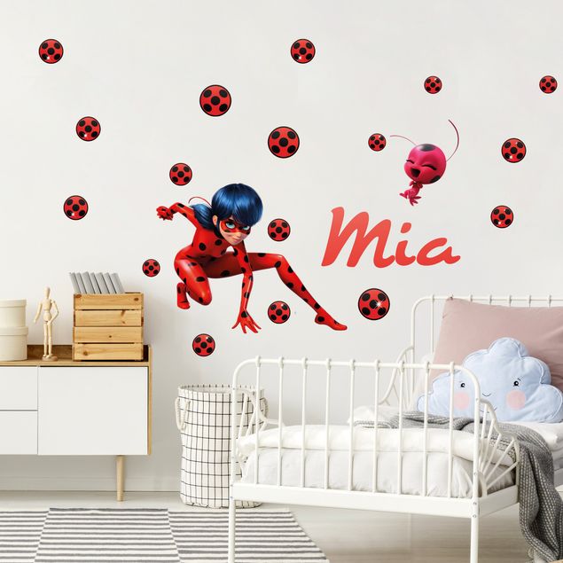 Babyzimmer Deko Miraculous Ladybug Wunschname