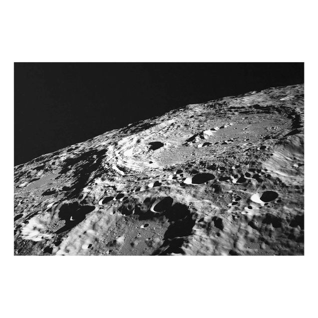 Wandbilder Natur NASA Fotografie Mondkrater