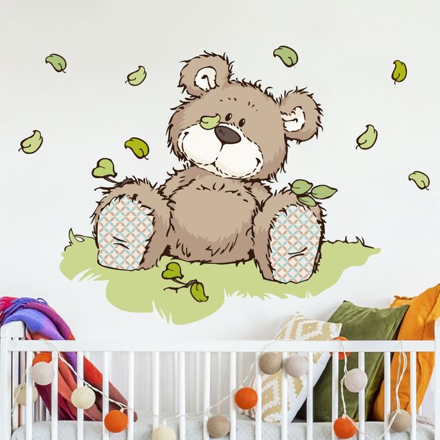 Kinderzimmer Deko NICI - Classic Bear - Blätterhaufen