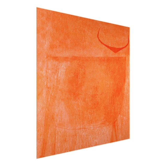 Wandbilder Modern Oranger Stier