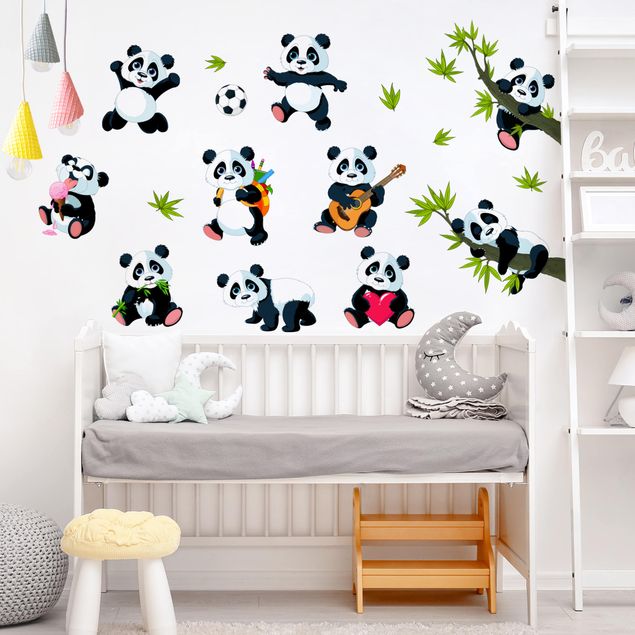Kinderzimmer Deko Pandabären Mega Set