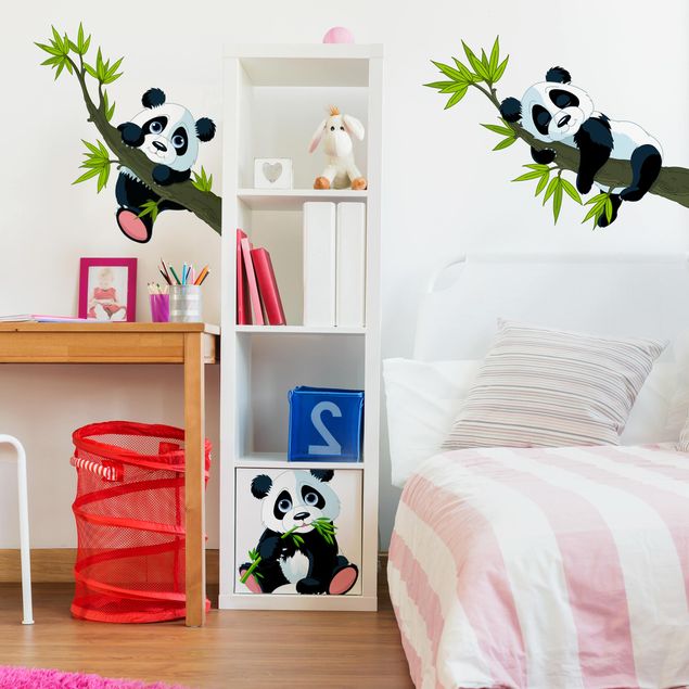 Deko Kinderzimmer Pandabären Set