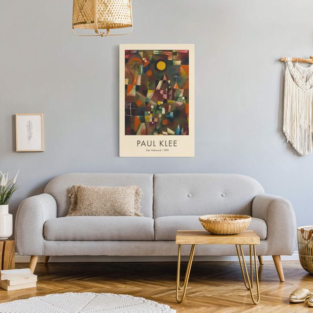 Wandbilder Modern Paul Klee - Der Vollmond - Museumsedition