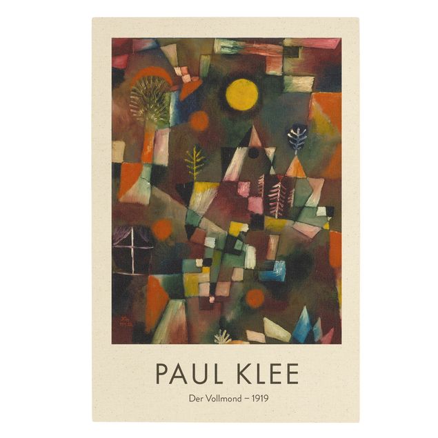 Wandbilder Braun Paul Klee - Der Vollmond - Museumsedition