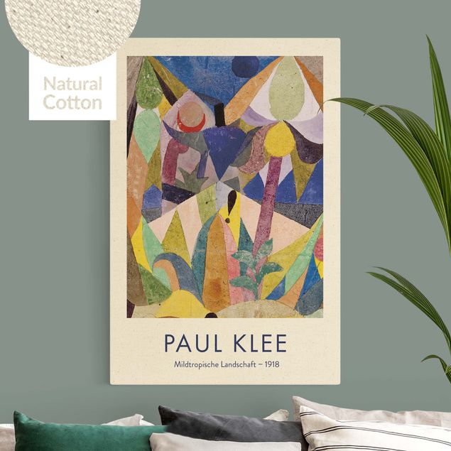 Kunststile Paul Klee - Mildtropische Landschaft - Museumsedition