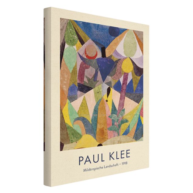 Bilder Paul Klee Paul Klee - Mildtropische Landschaft - Museumsedition