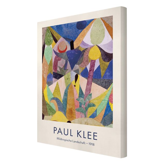 Paul Klee Kunstwerke Paul Klee - Mildtropische Landschaft - Museumsedition