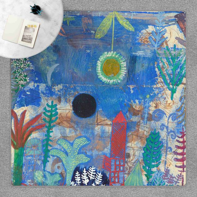 Teppich Blumen Paul Klee - Versunkene Landschaft