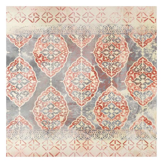 Fototapete kaufen Persisches Vintage Muster in Indigo III