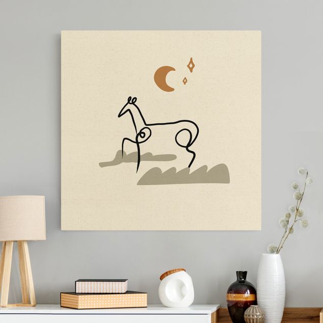 Wandbilder Pferde Picasso Interpretation - Das Pferd