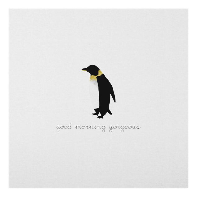 schöne Bilder Pinguin Zitat Good Morning Gorgeous
