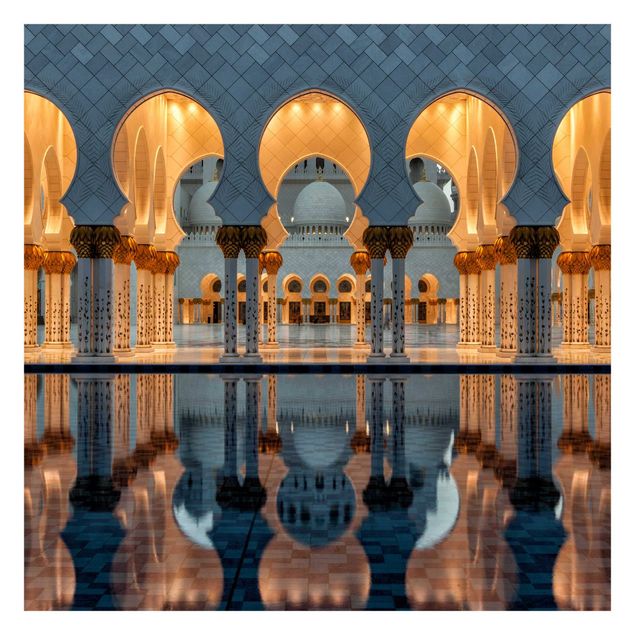 Fototapete Reflexionen in der Moschee