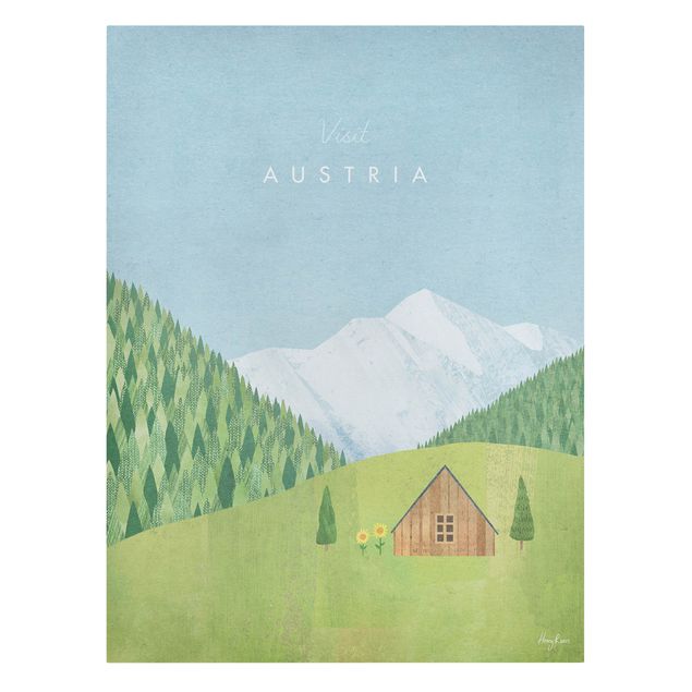 Wandbilder Architektur & Skyline Reiseposter - Austria