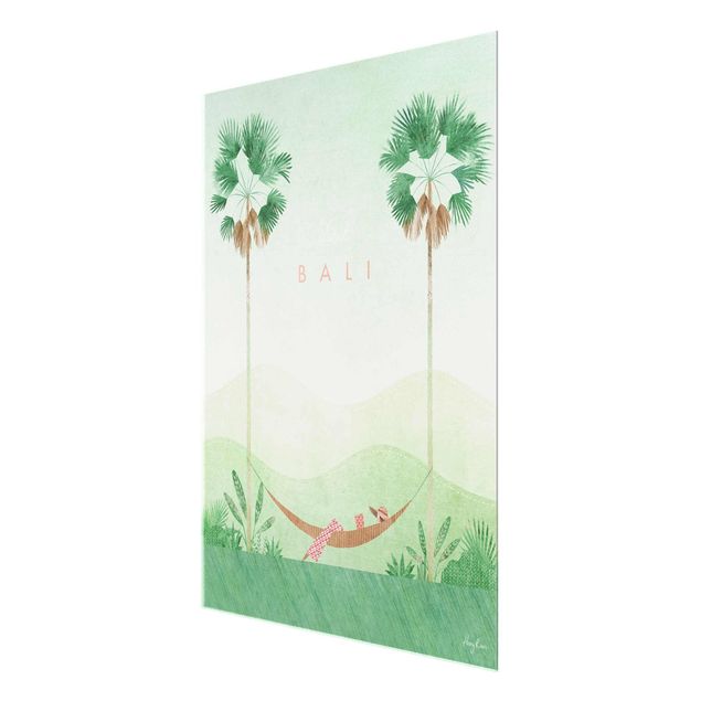 Wandbilder Grün Reiseposter - Bali