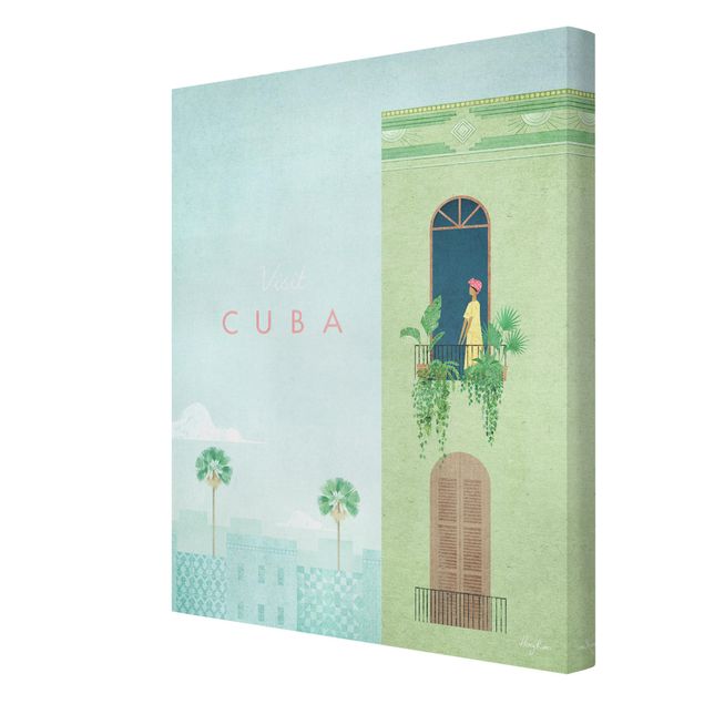 Henry Rivers Kunstdrucke Reiseposter - Cuba