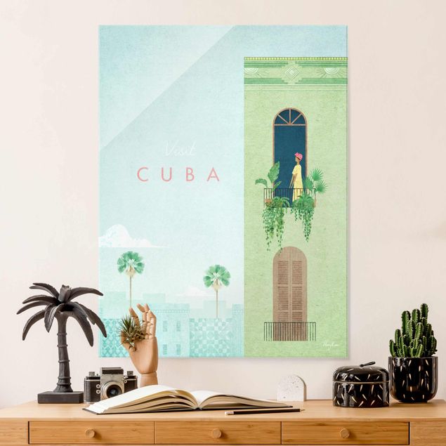 Wanddeko Küche Reiseposter - Cuba