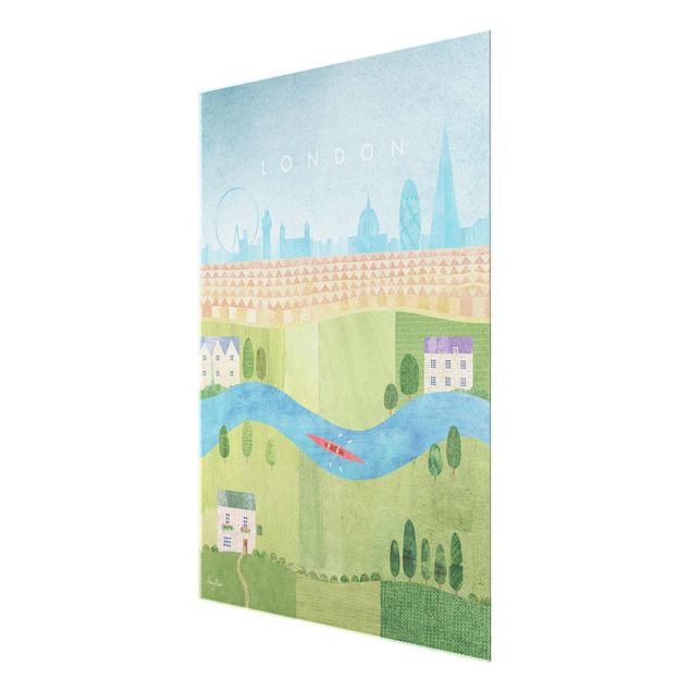 Wandbilder Kunstdrucke Reiseposter - London II