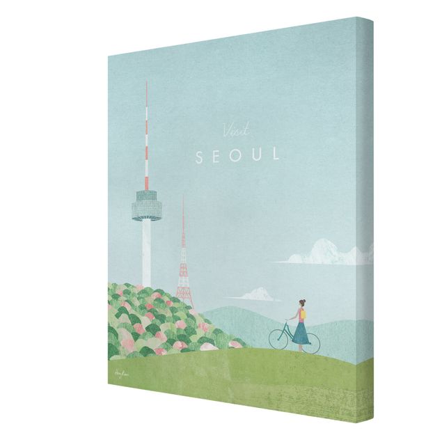 Wandbilder Architektur & Skyline Reiseposter - Seoul