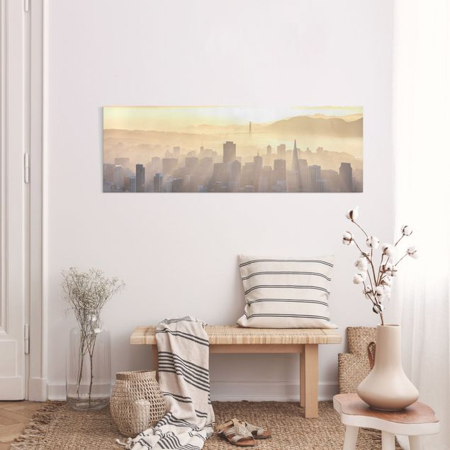 Wandbilder Architektur & Skyline San Francisco im Morgengrauen