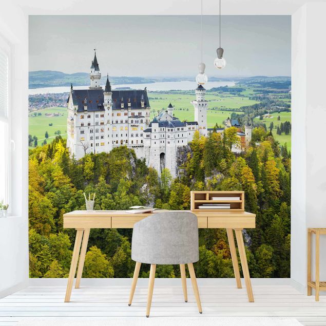 moderne Fototapete Schloss Neuschwanstein Panorama