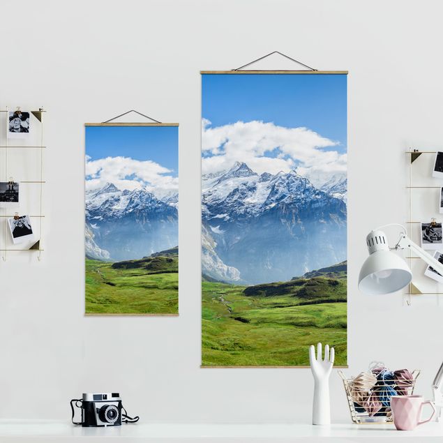 Wandbilder Natur Schweizer Alpenpanorama