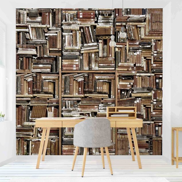 Wanddeko Küche Shabby Bücherwand