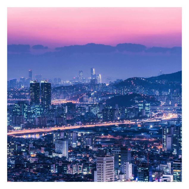 Fototapete Skyline von Seoul
