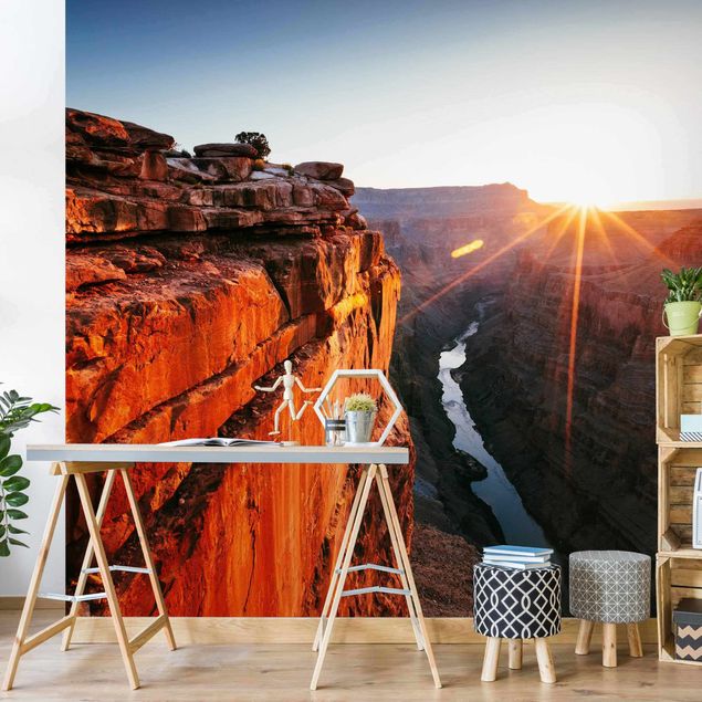 Wanddeko Küche Sonne im Grand Canyon
