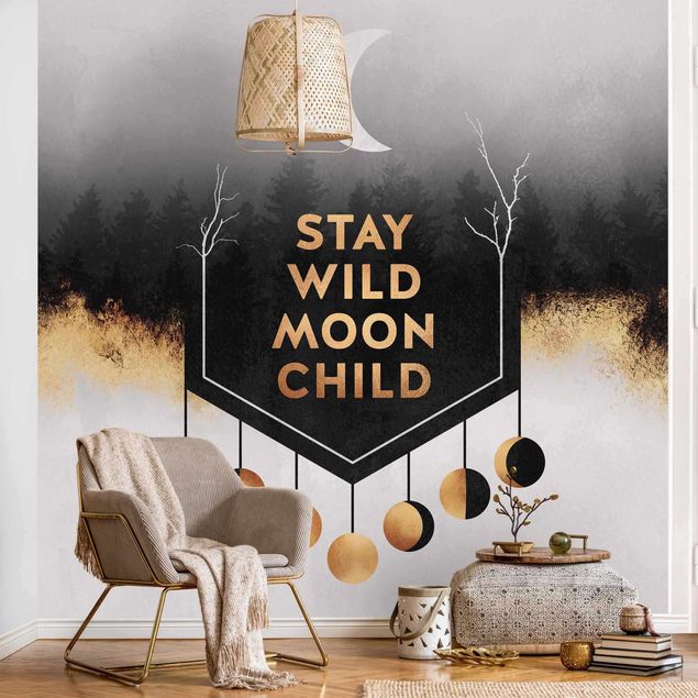 Wanddeko Küche Stay Wild Moon Child