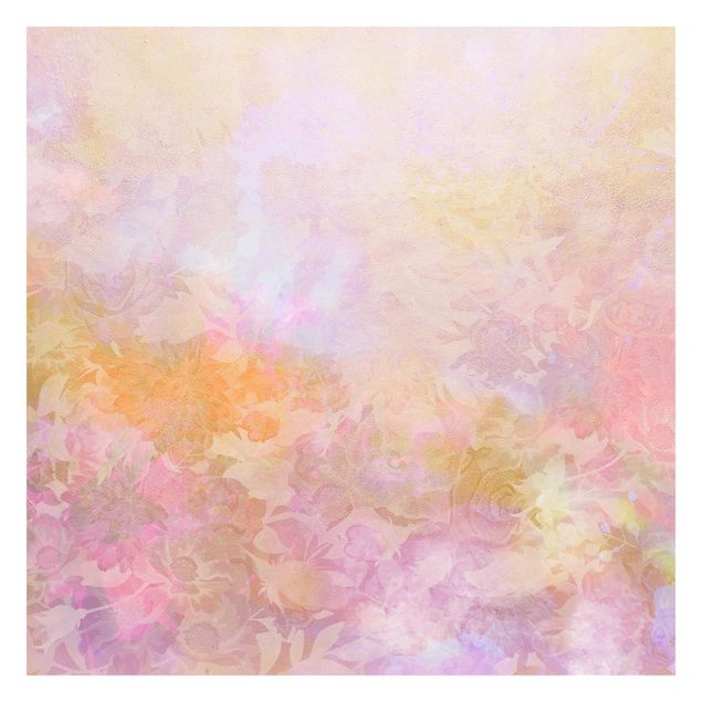 Foto Tapete Strahlender Blütentraum in Pastell