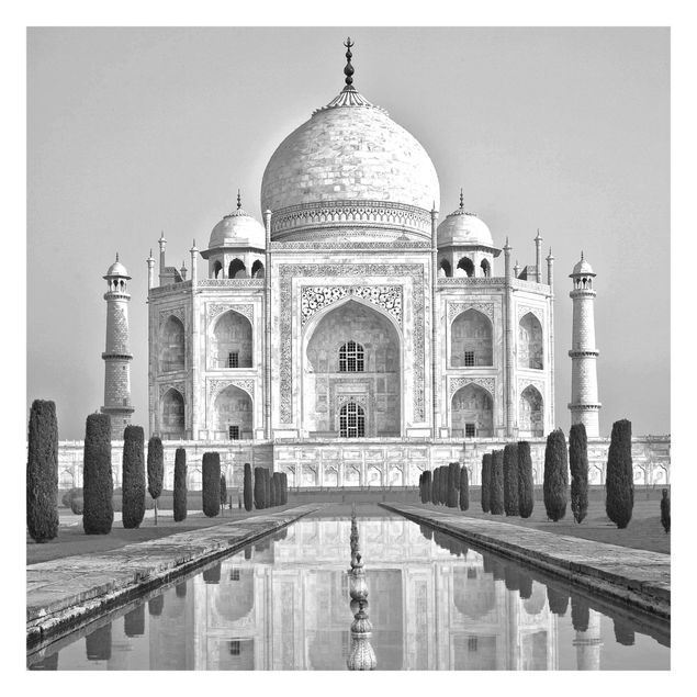 Fototapete - Taj Mahal mit Garten