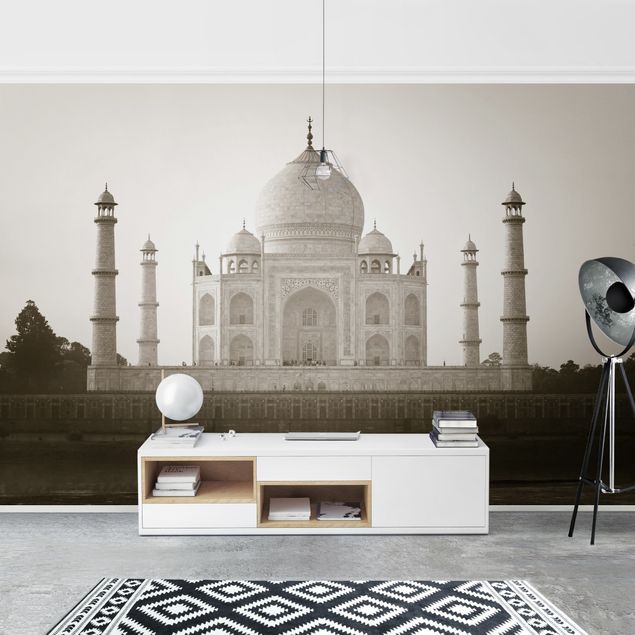 Wandtapete beige Taj Mahal