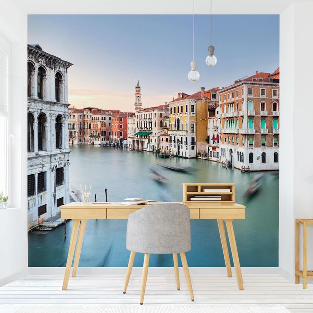 Tapeten Modern Canale Grande Blick von der Rialtobrücke Venedig