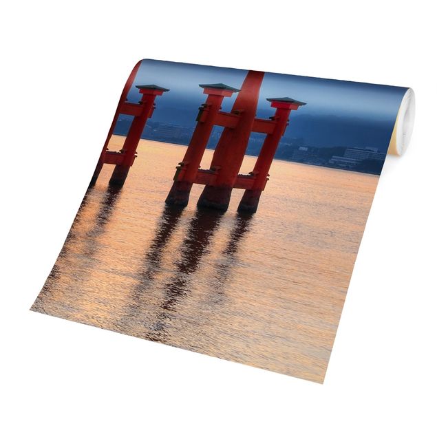 Skyline Tapete Torii am Itsukushima