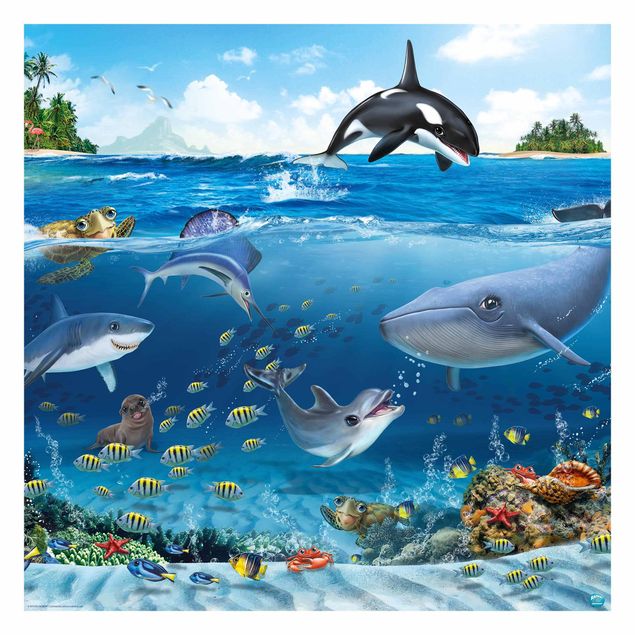 Fototapete Natur Animal Club International - Unterwasserwelt mit Tieren