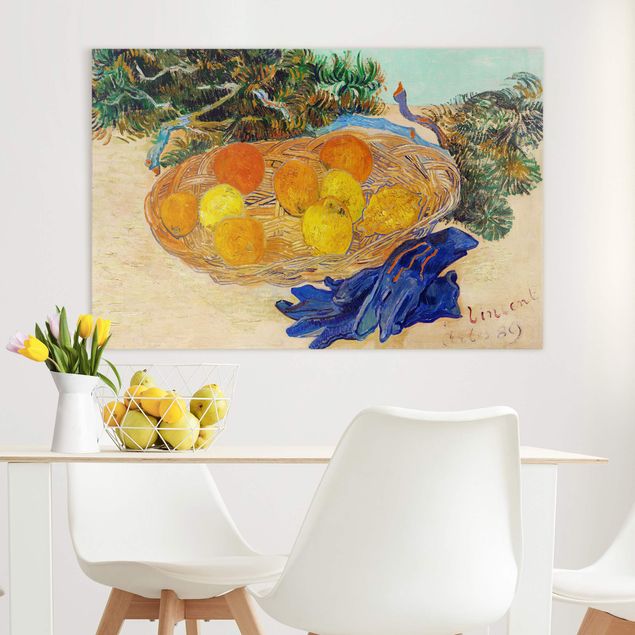 Küchen Deko Van Gogh - Stillleben mit Orangen