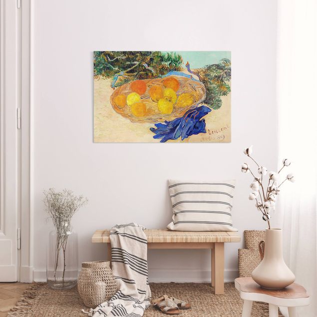 Wandbilder Früchte Van Gogh - Stillleben mit Orangen