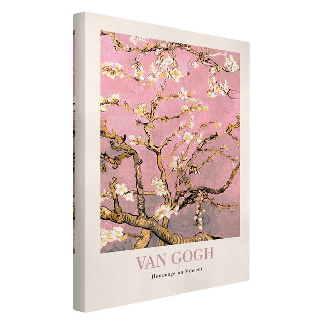 Kunststile Vincent van Gogh - Mandelblüte in rosa - Museumsedition