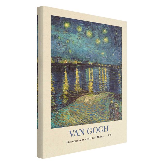 Wandbilder Kunstdrucke Vincent van Gogh - Sternennacht - Museumsedition