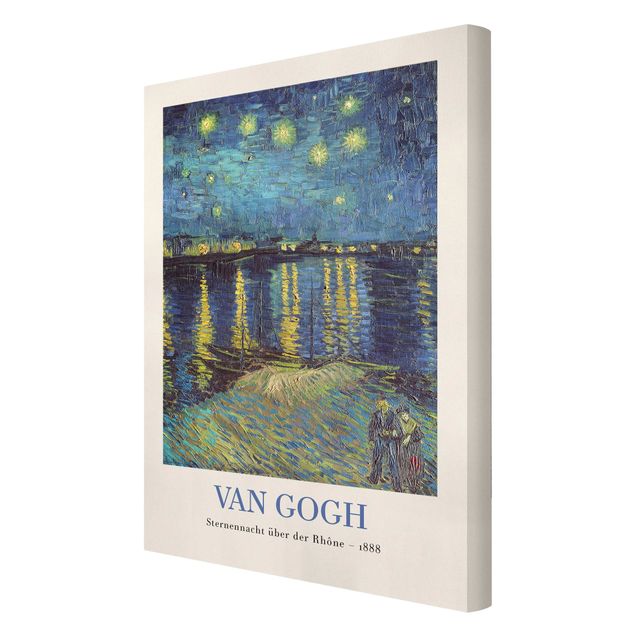 Wandbilder Kunstdrucke Vincent van Gogh - Sternennacht - Museumsedition