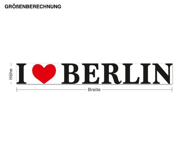 Autocolantes de parede Alemanha I Love Berlin