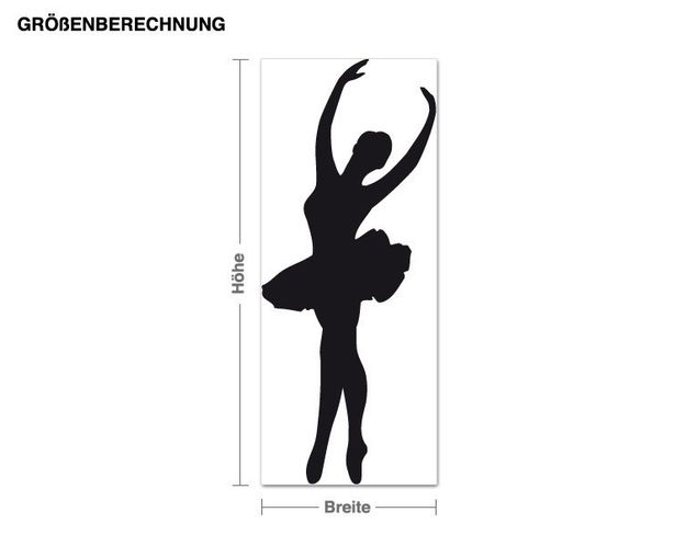 Wandtattoo Ballerina Ballett