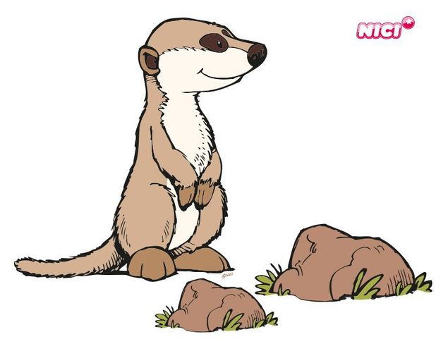Deko Kinderzimmer NICI - Meerkat