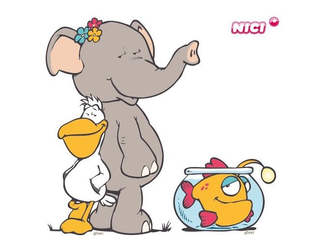 Elefant Wandtattoo NICI - Priscilla